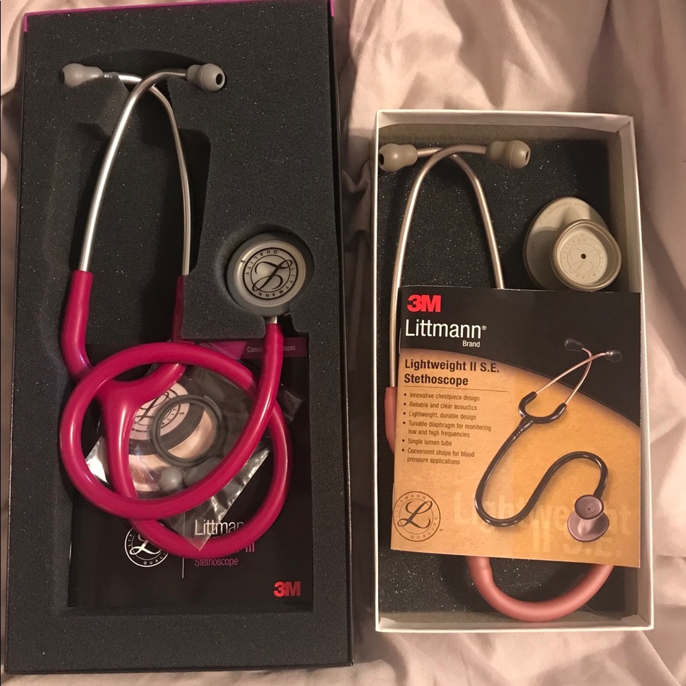 Littmann light weight II S.E. Pink pearl color